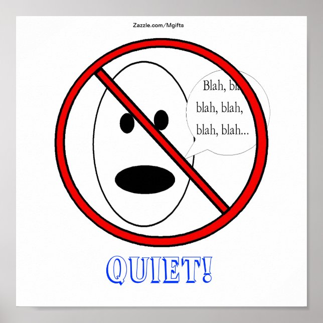 Póster Silencioso (Frente)