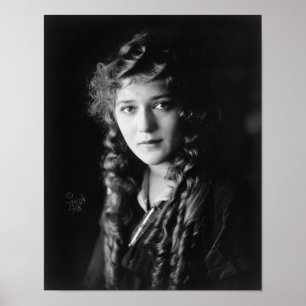 Póster Silencioso Estrela Mary Pickford