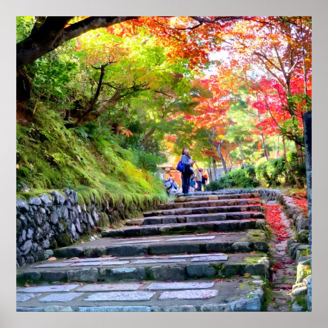 Poster Silent Passage — (The Path) Wabi-Sabi Photo (Frente)