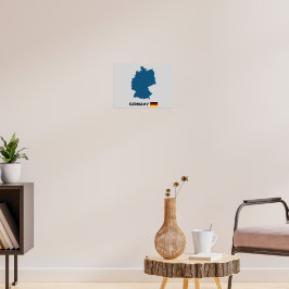 Poster Silhouette, Alemanha