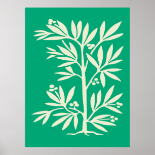 Poster Silhouette de Abstrato minimalista