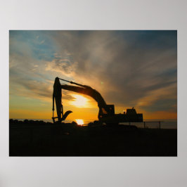 Poster Silhouette on the Breakers