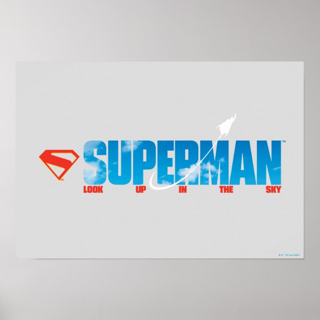 Poster Silhouette Superman Skybound (Frente)