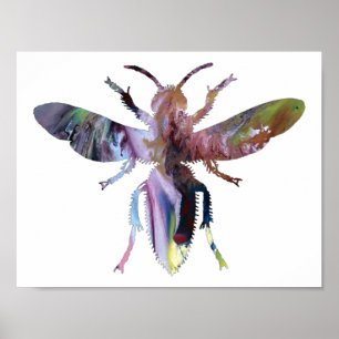 Poster Silhueta abstrato Hornet