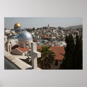Poster Silhueta de Jerusalém Antiga