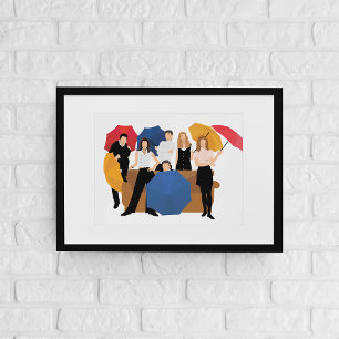 Poster Silhueta de Personagem FRIENDS™