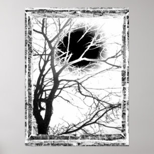 Poster Silhueta Luar