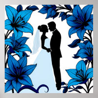 Silhueta Romântica de um Casal