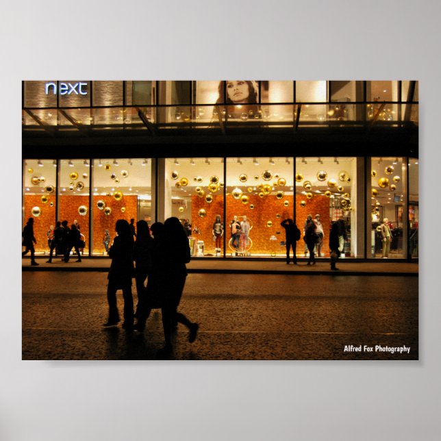Poster Silhuetas de Highstreet (Frente)