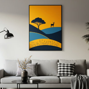 Poster Silhuetas Serenas