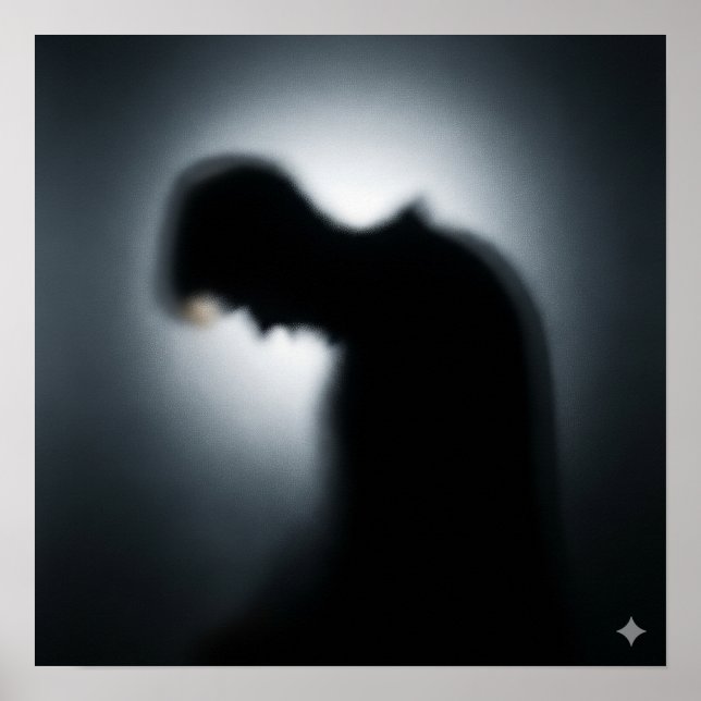 Poster Silhuette desfocado (Frente)