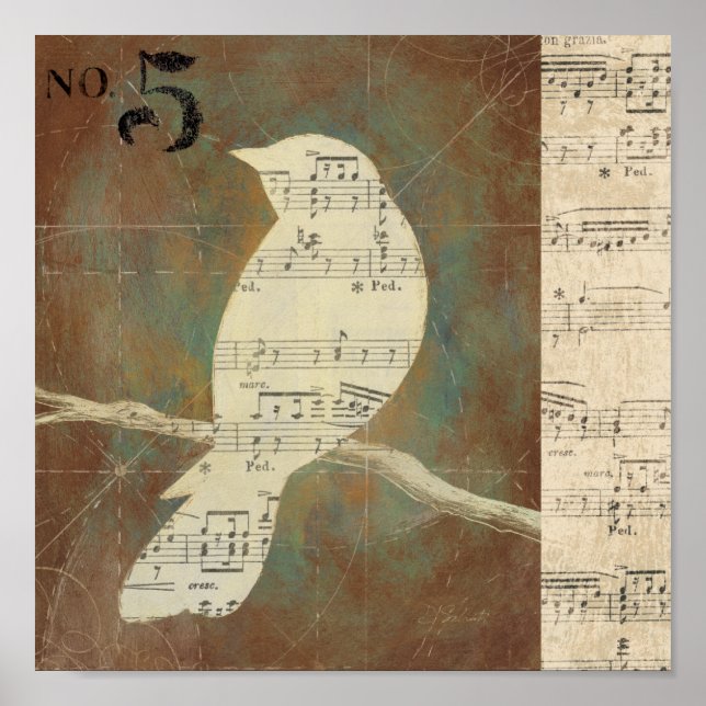 Póster Silhuette of a Bird (Frente)