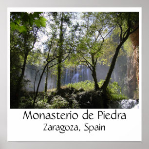 Póster silva2, Monasterio de Piedra, Zaragoza, espanha