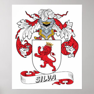 Póster Silva Family Crest