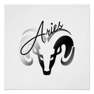 Póster Silver Aria o Ram Zodiac