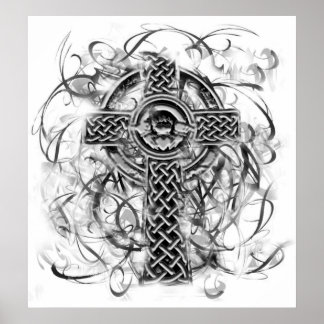 Póster "Silver Claddagh Cross" Sarah Doherty 2008