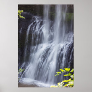 Poster Silver Falls Willamette Valley Oregon Meias Fogas
