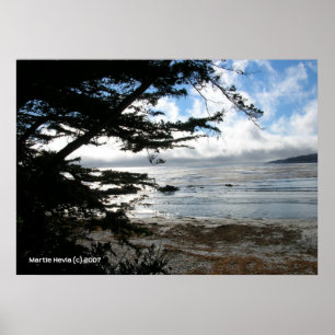Poster Silver Sunset em Carmel