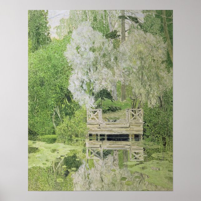 Póster Silver White Willow, 1904 (Frente)