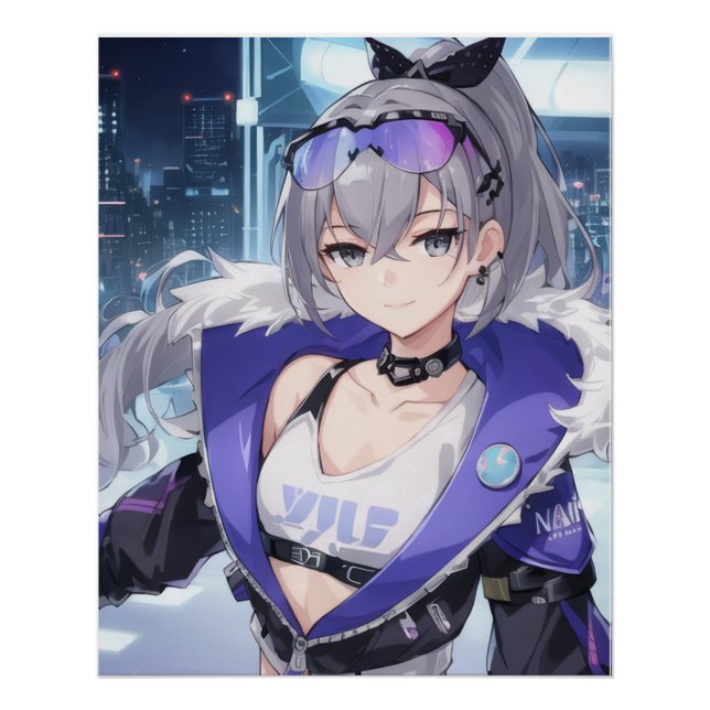 Póster Silver Wolf fan art 1 (Frente)