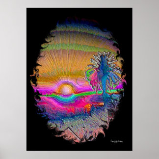 Poster Silverlake Sunset 1 Negativo