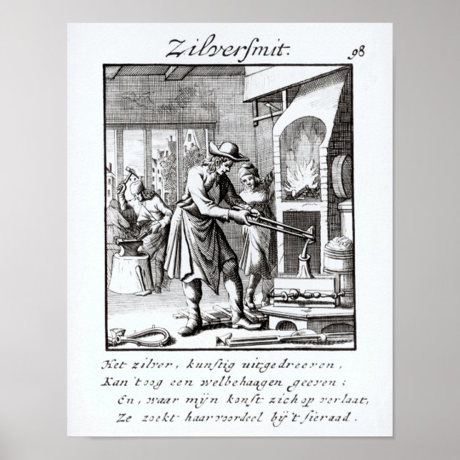 Póster Silversmith, 1718 (Frente)