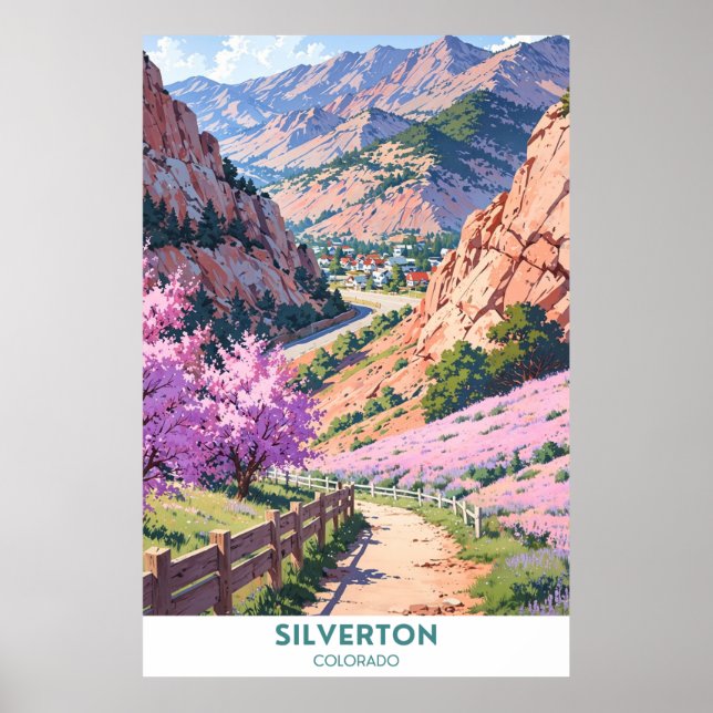Poster Silverton - Scenic Drive - Colorado (Frente)