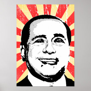 Póster Silvio Berlusconi