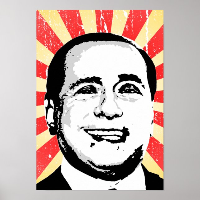 Póster Silvio Berlusconi (Frente)