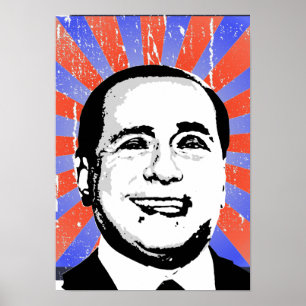 Póster Silvio Berlusconi
