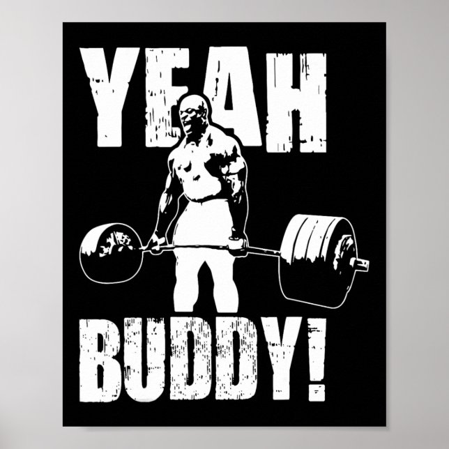 Poster Sim Buddy - Ronnie Coleman Gym Motivational (Frente)