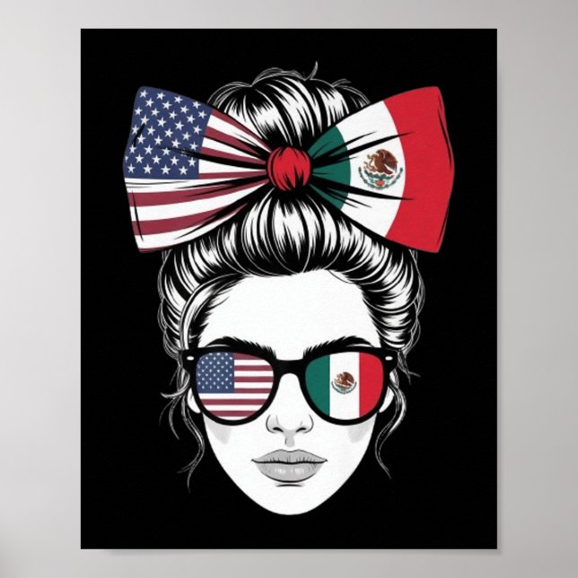 Poster Sim Eu'm Ambos Orgulhosos E Mexicanos Fl (Frente)