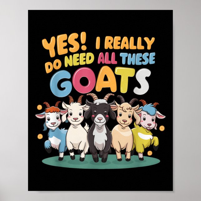 Poster Sim, Eu Realmente Preciso de Todos Esses Animais d (Frente)