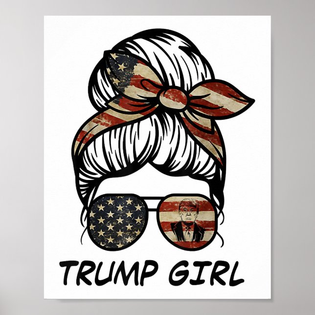 Poster Sim, eu sou uma Trump Girl superando-o - Trump 202 (Frente)