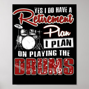 Poster Sim, Eu Tenho Um Plano De Aposentadoria Eu Planejo
