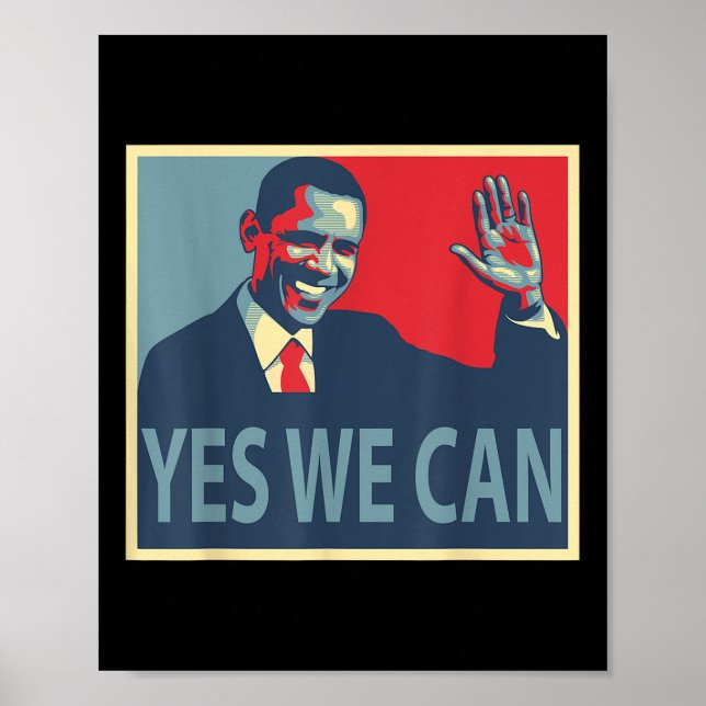 Poster Sim, podemos Barack Obama Presidente (Frente)