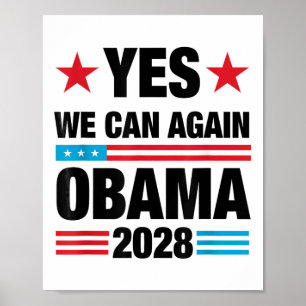 Poster Sim, Podemos Novamente Obama 2028 Presidencial A 3