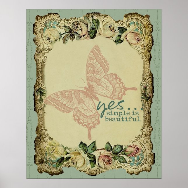 Poster Sim... Simples é Bonito (Frente)