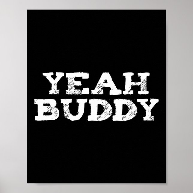 Poster Sim, trabalho de Malhação de ginástica de Buddy Bo (Frente)