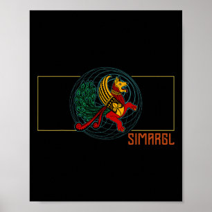 Poster Simargl Pagã Cão Ancestralidade Nórdica Nacional R