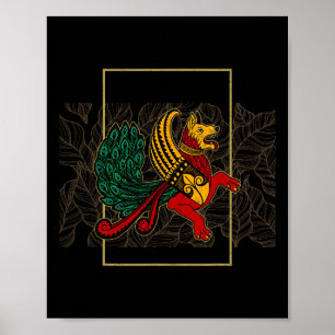 Poster Simargl Paganismo Cão Ancestralidade Nórdica Nacio