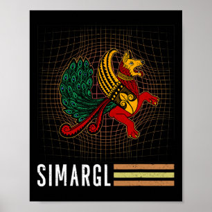 Poster Simargl Paganismo Cão Ancestralidade Nórdica Nacio