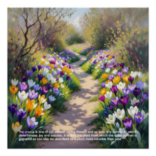 Póster Simbolismo do Crocus