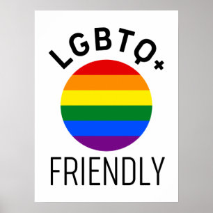 Poster símbolo amigável do lgbtq símbolo de esperança hom