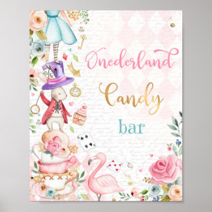 Poster Símbolo Bar Alice No País Das Maravilhas Da Terr