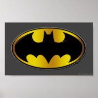 Símbolo Batman | Logotipo de gradiente oval