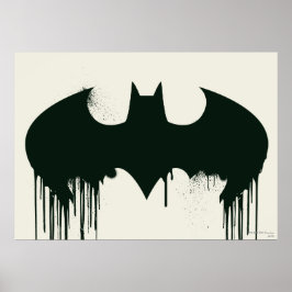 Poster Símbolo Batman | Logotipo de tinta