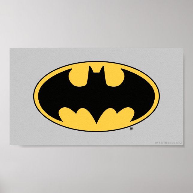 Poster Símbolo Batman | Logotipo Oval (Frente)