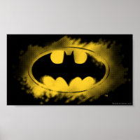 Símbolo Batman | Logotipo preto e amarelo