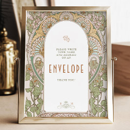 Poster Símbolo Bougainvillea Convidados Vintage Clássico